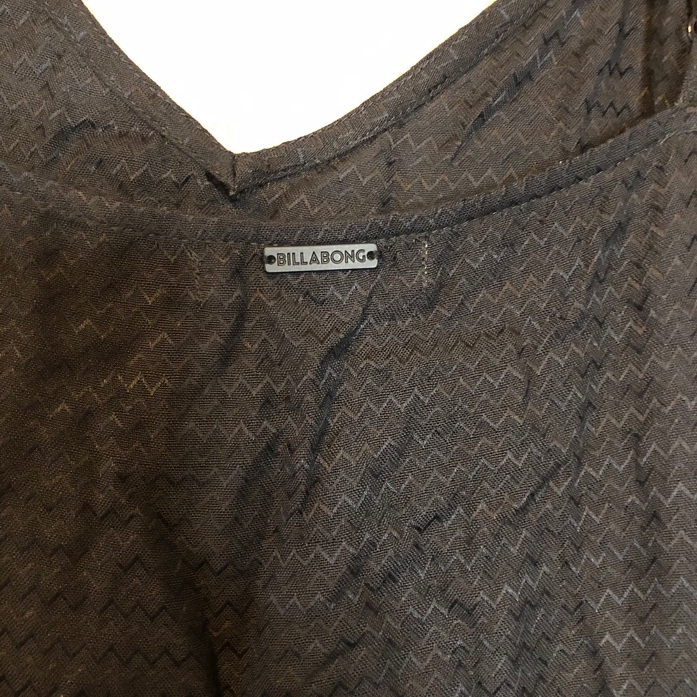 Billabong spaghetti strap black maxi dress